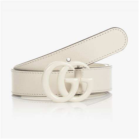 ivory gucci belt